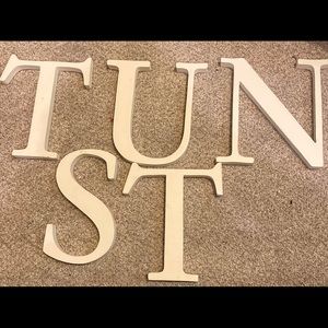 Pottery barn letters